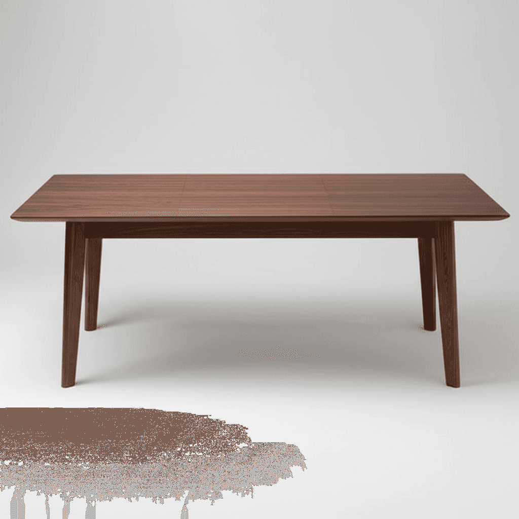 Minimalist Ceviz Yemek Masası